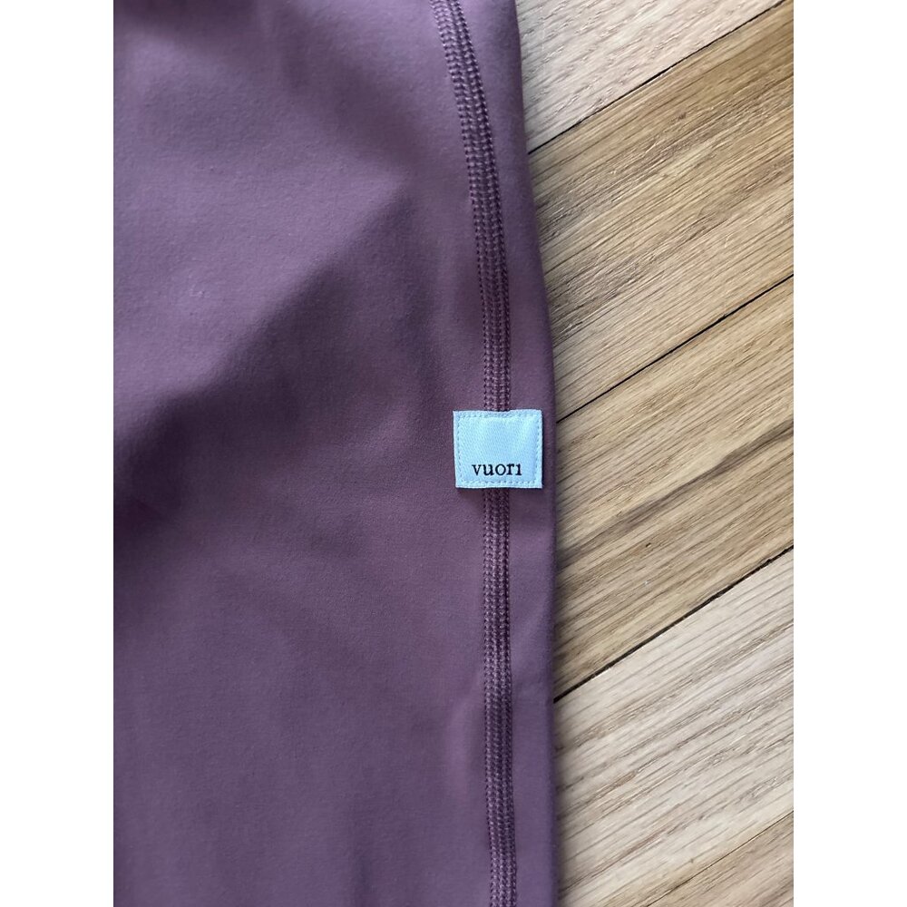 Vuori Womens XS High-Waisted Drawstring Leggings, new with tags, brown/plum - Picture 4 of 7